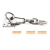 M5 Swivel Ceiling Mount Hook Heavy Duty 304 Stainless Steel