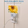 Uiaoiais Sunflower Oil Painting Night Light Plug into Wall, Sunflower