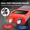 Rogvoc Digital Manifold Pressure Tester Gauge for HVAC, 2-Way AC