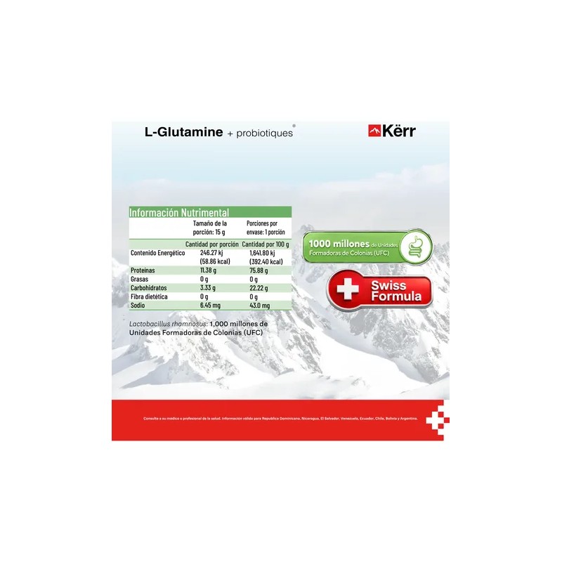 6-pack L-glutamine Probiotiques, Krr Pharma