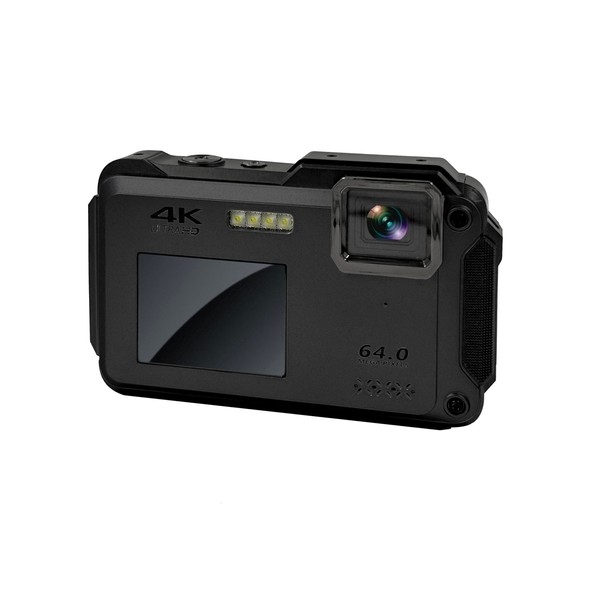 FaCLOSS Official, Waterproof Digital Camera, 4K Compatible, IP68 Dustproof, Shockproof,