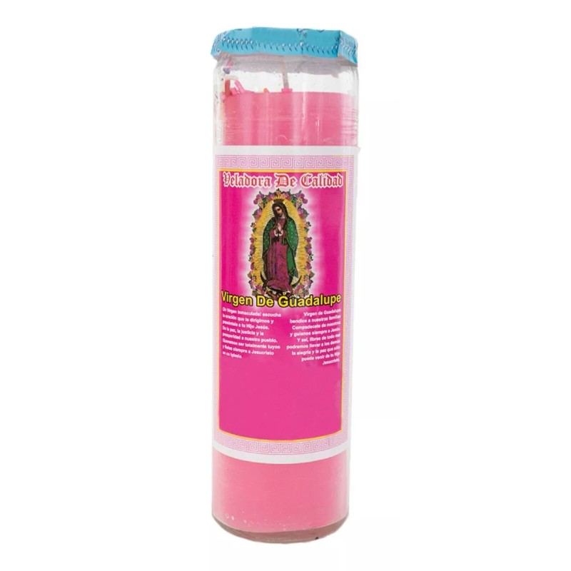 CEB 4 Veladoras Esotéricas Virgen De Guadalupe