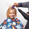 Kids Barber Cape with Neck Duster Brush, Professional Salon Hair