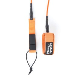 Captain Fin Co. 5 Foot Comp Shred Cord | Surfboard Leash | Orange