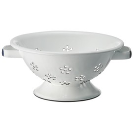 Nodahoro (野田琺瑯) Colander Enamel Heat Resistant Water Draining Strainer Bowl Made in Japan White CD-23W