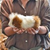Brown/White Guinea Pig/Guineapig Plush Soft Toy by Hansa 3735 19cm.