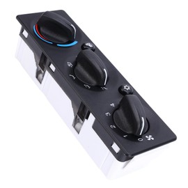 AOKAILI Q216012 Cab HVAC Temperature Control Panel Compatible with 2008-2015 Peterbilt 384,AC Air Conditioning Control Switch with 3 Knobs & 2 Buttons Q216012