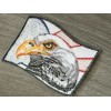 American Bald Eagle Patch 3.75” embroidered Iron on-Sew-On