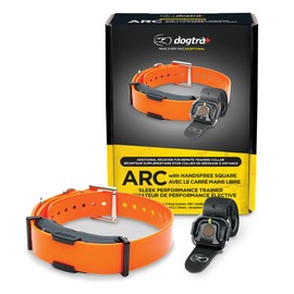 Dogtra Canada ARC HANDSFREE Plus Additional Receiver Remote Dog Training E-Collar with HANDSFREE Square for Discreet and Precise Control Slim Ergonomic 1.2KM Range with CA Warranty
