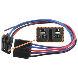 GoaMotors 3 Pins Blower Motor Resistor Connector 89018778 Fit for Chevy for GMC Silverado, Tahoe, Suburban, Sierra, Yukon XL - AC Replace #15-81773 89019351 19260762 52495874