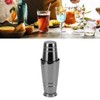 Cocktail Mixer 304 Stainless Steel Glossy with Bottom Dishwasher Safe