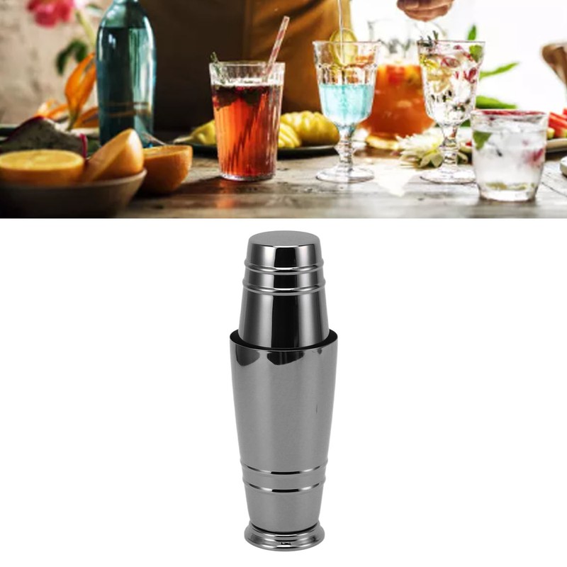 Cocktail Mixer 304 Stainless Steel Glossy with Bottom Dishwasher Safe