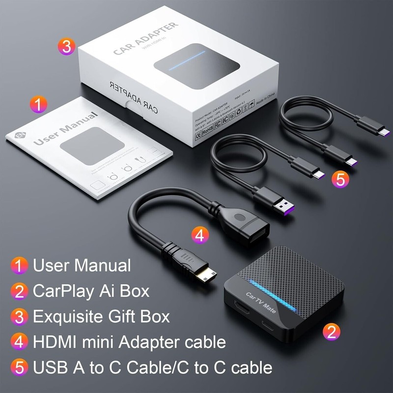 MTY Car TV Mate-HDMl Multimedia Adapter for Fire TV Stick/Google