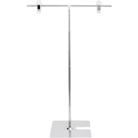 Poster Stand, Pop Stand, Adjustable Height, Pop Stand, Promotional Stand, Advertising Stand, Posta Table Stand, Convenient to Carry, Easy Storage, Assembly, Stainless Steel, T-Shaped Floor Stand (1