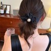 FASELE Chouchou Thin Hair Elastic Hair Tie Bowknot Stylish Elegance
