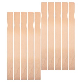 OHPHCALL 10pcs Paint Stir Sticks: Wood Stirrers Paint Mixing Sticks Wood Crafts Paddle Epoxy Resin Stirrers for DIY Projects Epoxy Resin Garden Markers