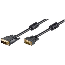 Wentronic DVI-I/VGA Cable (DVI-I (12+5) Male to 15 Pin HD Male 3 m