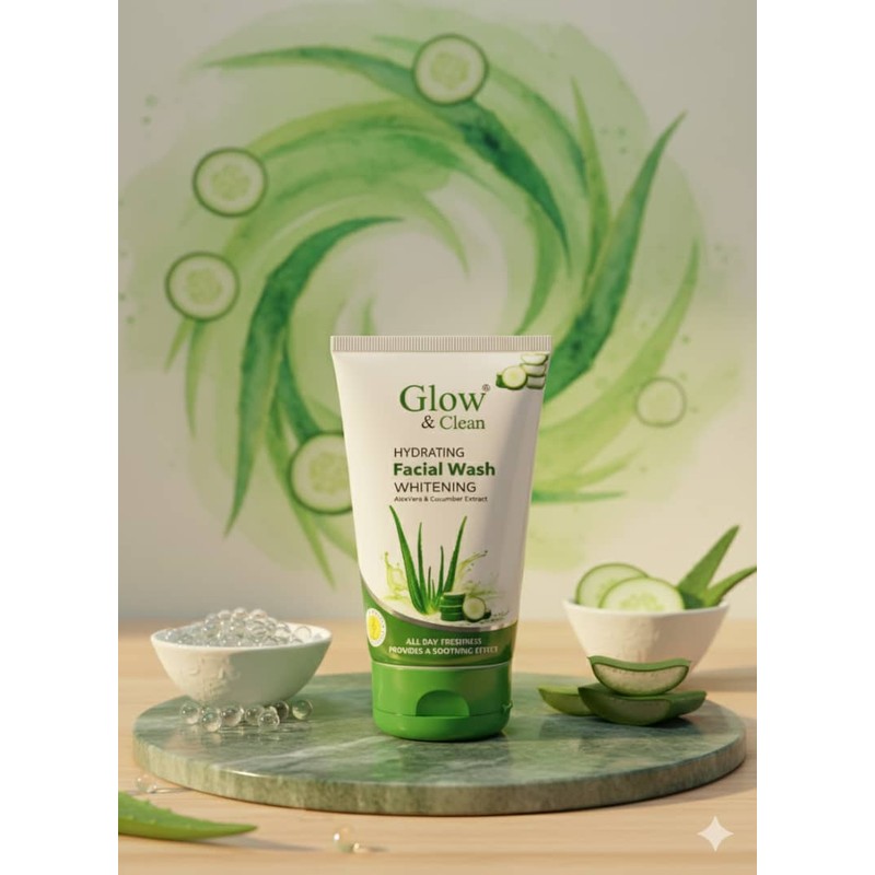 Glow & Clean Hydrating FaceWash Whitening Aloe Vera & Cucumber