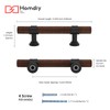 homdiy 10 Pack Black Cabinet Pulls Kitchen Cabinet Handles, 3