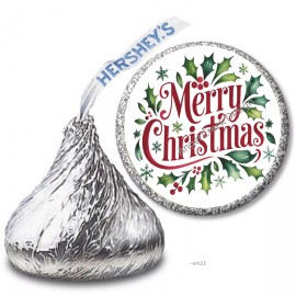 Unbranded Merry Christmas Party Favors Hershey Kiss Candy Wrappers Hershey Kiss Labels