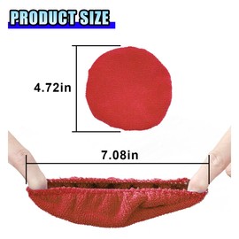 20PCS Microfiber Cloths for Car Windshield Cleaning Tool, Replaced Glass Cleaning Clothes, Interior Auto Window Cleaner Washing Bonnets, Washable & Reusable Microfiber Pads Cover Kit (Triangular)