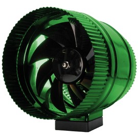 Hydrofarm Active Air ACFB6 6-Inch Booster line Fan, Stainless Steel