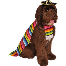 Rubie's Serape and Hat Pet Costume, Small