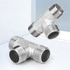 ERGAOBOY Forging of 304 Stainless Steel Tee Pipe Fittings OP-134