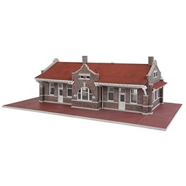 Walthers Cornerstone Brick Mission Style Depot Train