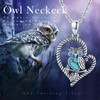 TUGHRA Owl Necklaces for Women Christmas Gifts for Teens Heart