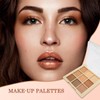 9-Color Eyeshadow Palette – Nude Pink & Brown Tones, Matte