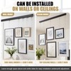 2 Rails 40" Picture Rail Hanging System with Roller Slider
