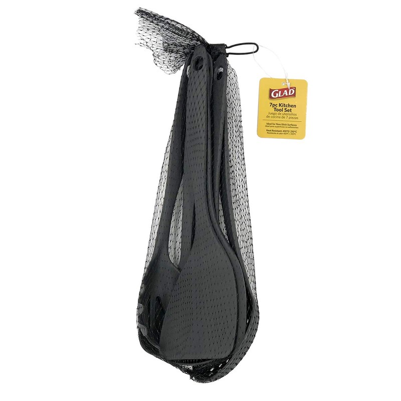 Glad Cooking Kitchen Utensils Set – 7 Pieces, Nylon Tools