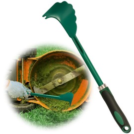 Kivan Base Mower Deck Scraper with Ergonomic Long Handle - Efficient Mower Deck Cleaning Tool for Lawnmower Maintenance(Green)