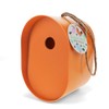 Oval Bamboo Fibre Birdhouse - Orange