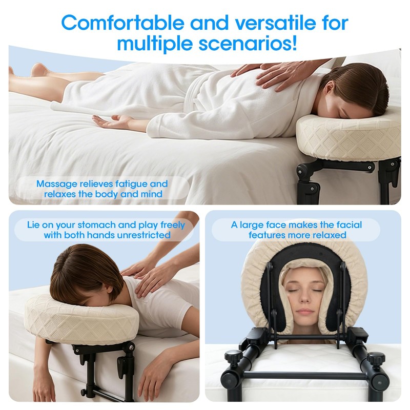Wingle Massage Headrest for Bed at Home,Portable Bed Massage Head