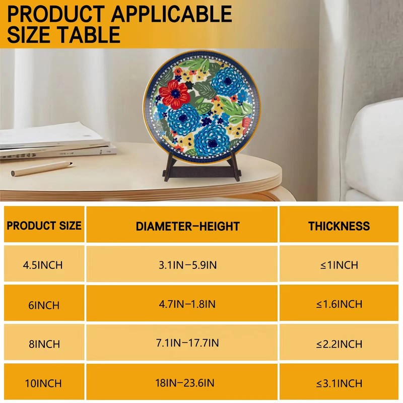 YSWOMOSKD 2 Pack 10 Inch Wooden Easel Stand for Display