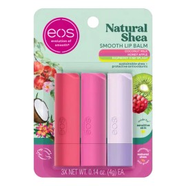 Eos Balsamo Labial Natural De Karite, Manzana Miel, Leche De                                                                                          