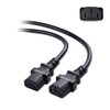 Cable Matters Computer Power Cord Splitter (NEMA 5-15P to 2X