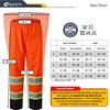 JKSafety Hi-Vis Reflective Safety Rain Jacket and Pants for Men