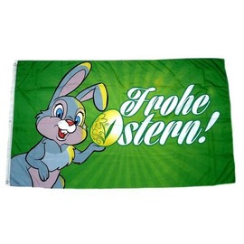 Flag Happy Easter Bunny 90 x 150 cm