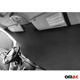 OMAC Magnetic Window Curtains UV Protection for VW Eurovan 1992-2003 Black 3 Pcs