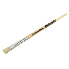 Décopatch - Ref PACKPCSOIEO - Pack of 3 Hog Hair Bristle Brushes - 2x 18cm, 1 x 20.5cm - Suitable for Use on All Surfaces, Less Brush Streaks, Easy to Clean