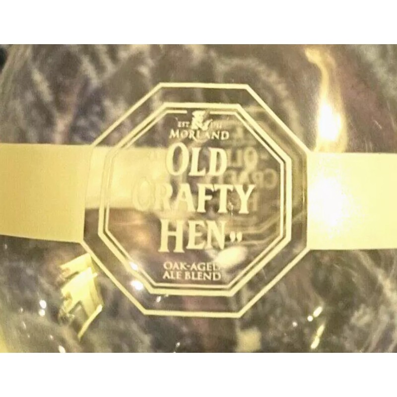 Libbey TWO RARE Original Old Speckled Hen Snifter British UK