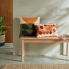 Orla Kiely Cushion - Sunflower Orange - 100% Cotton 45cm