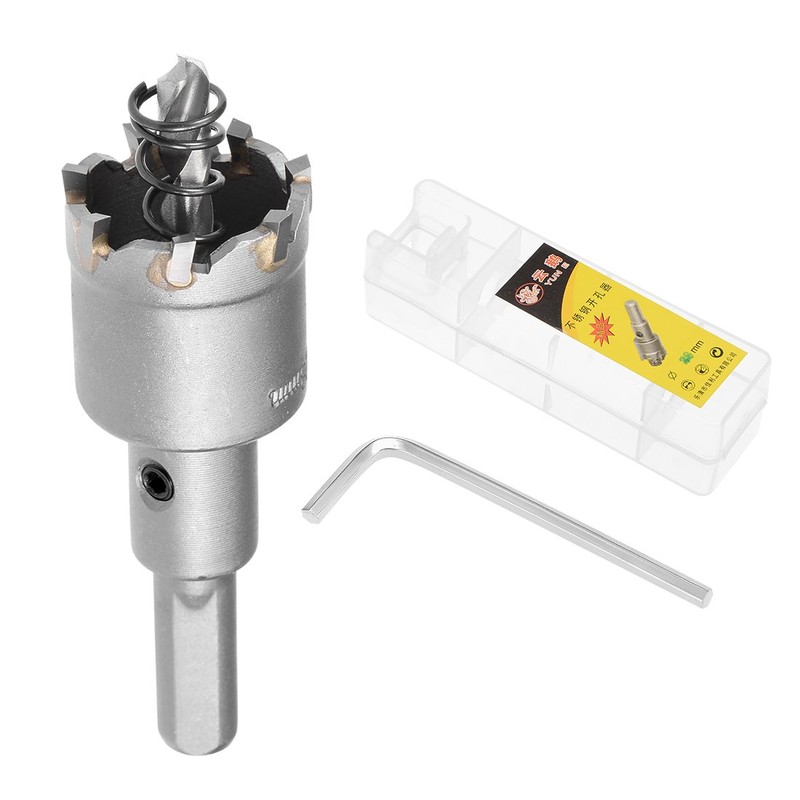 sourcingmap 28mm Carbide Hole Cutter, Hole Saws for 2mm Stainless
