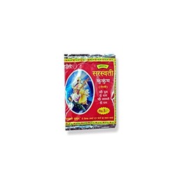 Saraswati Natural Laal Kumkum Roli Sindoor for Tilak Puja Pooja