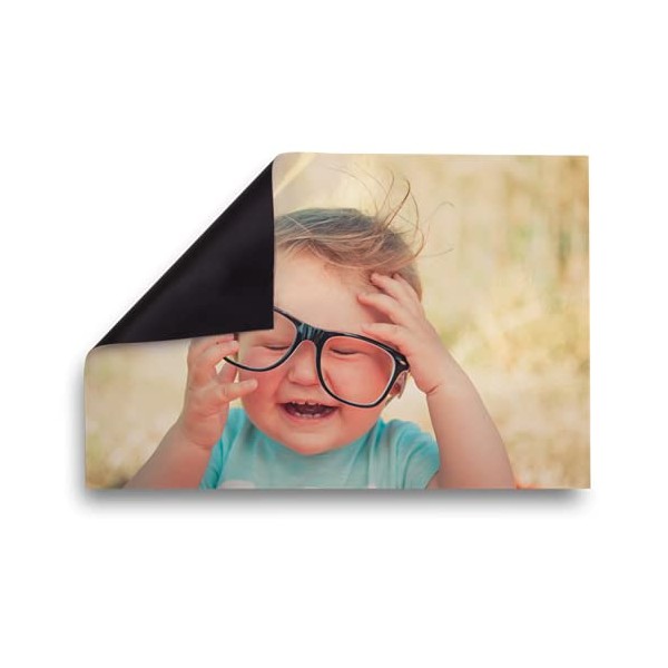 Magnetic Film Magnetic Picture for Fridge White Board Dry Erase Board 18 X 12 cm Personalised Your Own Design Photo, Car
