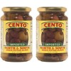Cento Cento Imported North & South Mixed Pitted Olives, 11.6 Ounce (Pack of 2)