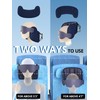 Inspireyes Travel Pillows for Airplanes, Airplane Pillow with Sleep Eye
